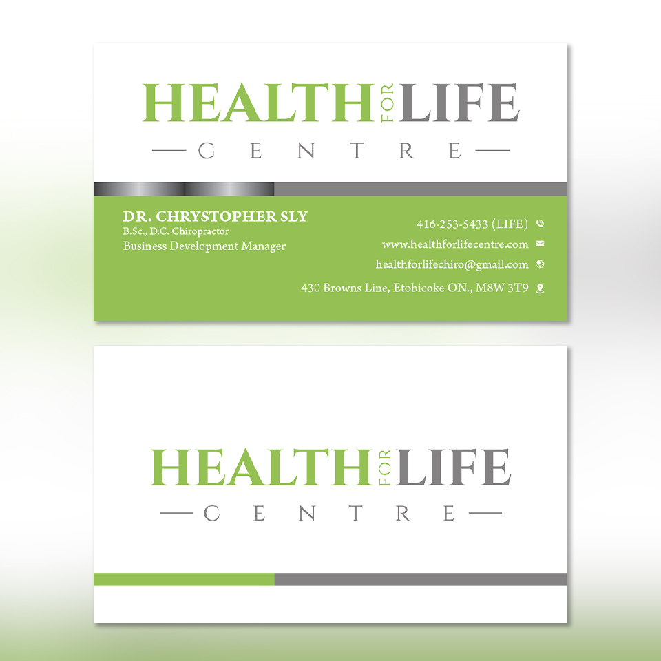 Business Card Design by YourLogoMaster for Health For Life Centre | Design #32330588