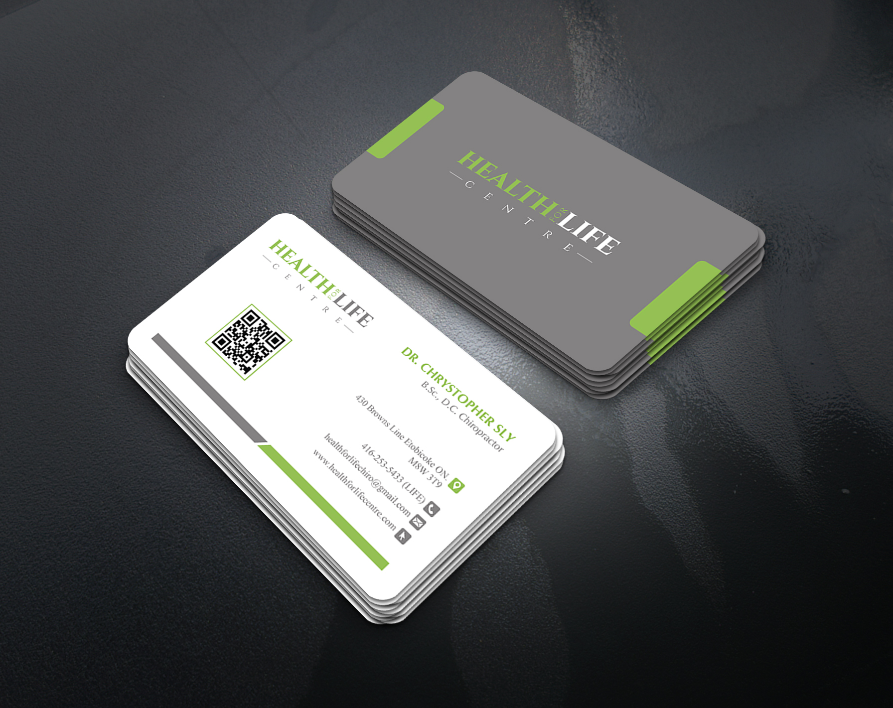 Business Card Design by artbitin for Health For Life Centre | Design #32335461
