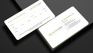 Business Card Design by chandrayaan.creative for Health For Life Centre | Design: #32349068