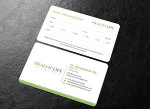 Business Card Design by chandrayaan.creative for Health For Life Centre | Design: #32349935