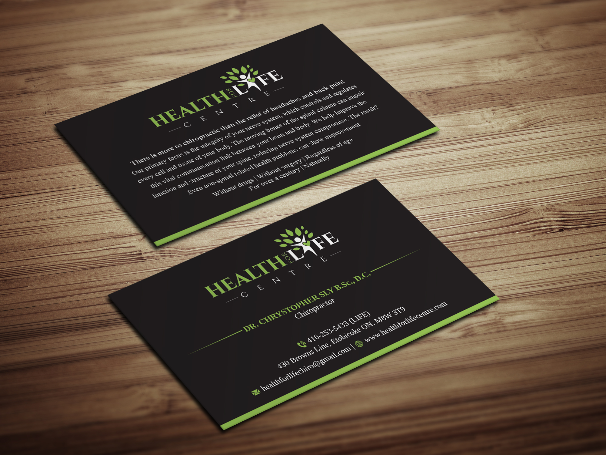 Business Card Design by Magic of Art for Health For Life Centre | Design #32334375