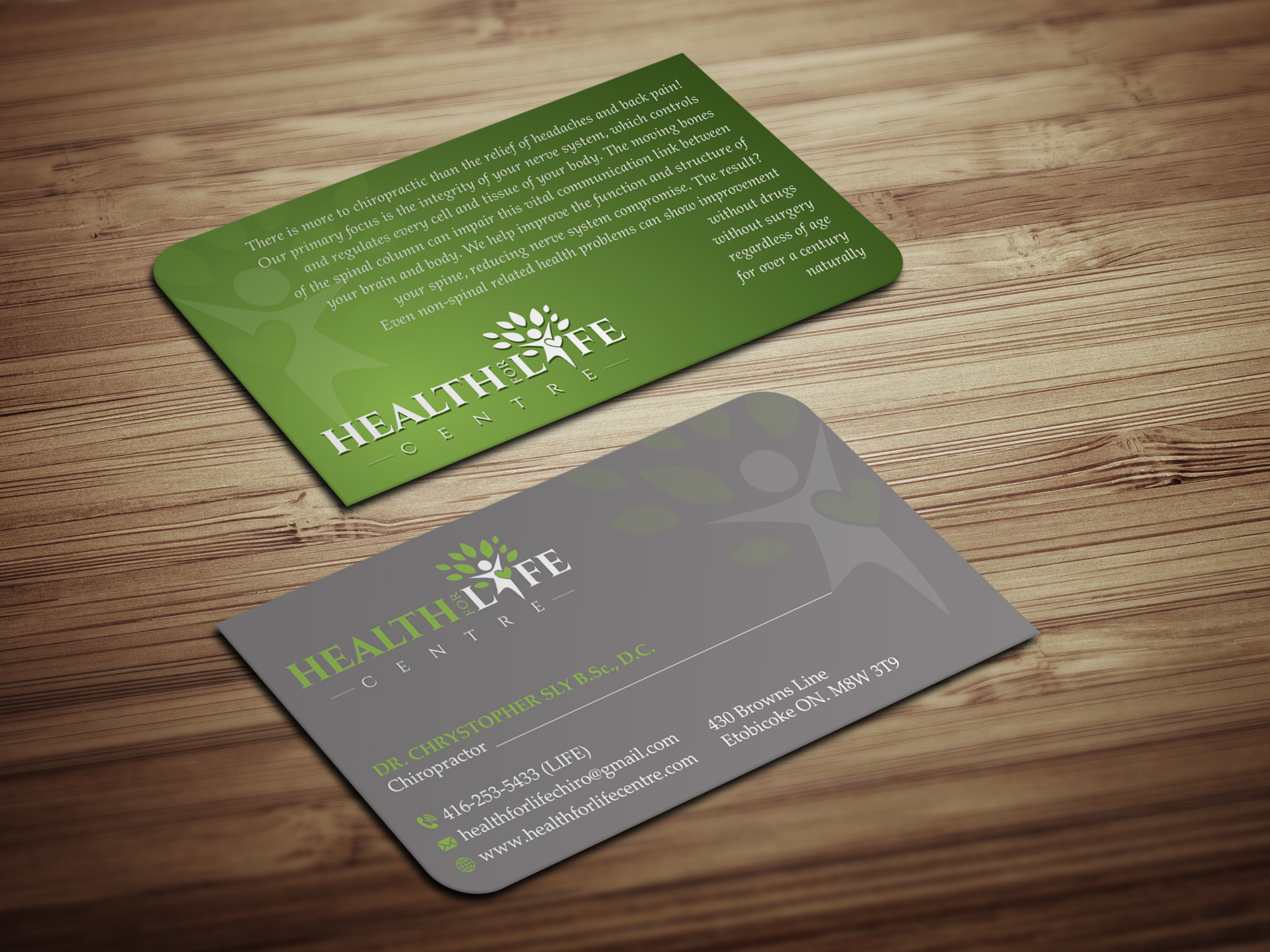 Diseño de Tarjeta de Presentación por Magic of Art para Health For Life Centre | Diseño #32335033