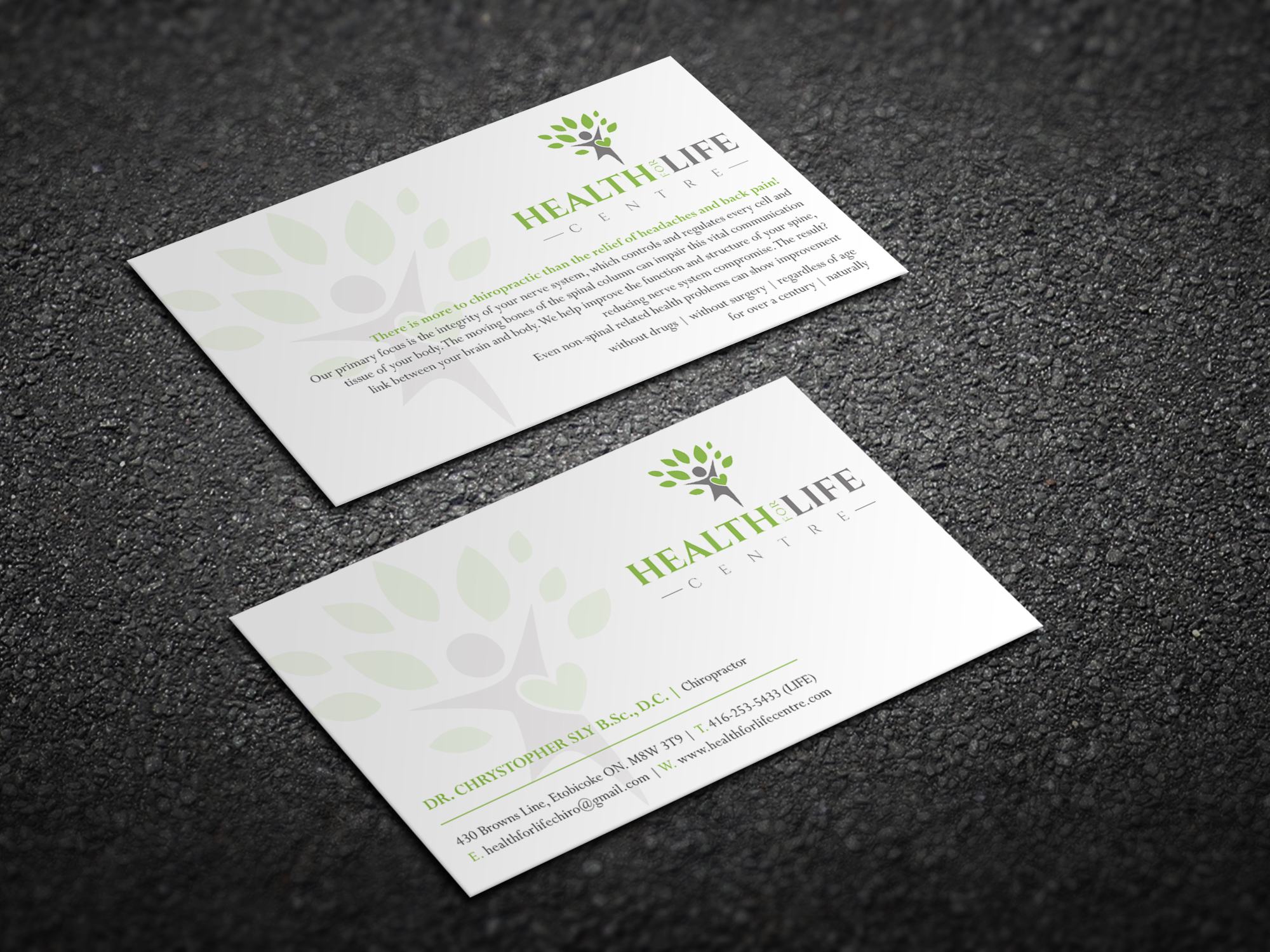 Business Card Design by Magic of Art for Health For Life Centre | Design #32350100