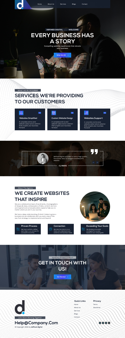 Web-Design von Hafsa Fatymah für doublejack marketing | Design #32373809