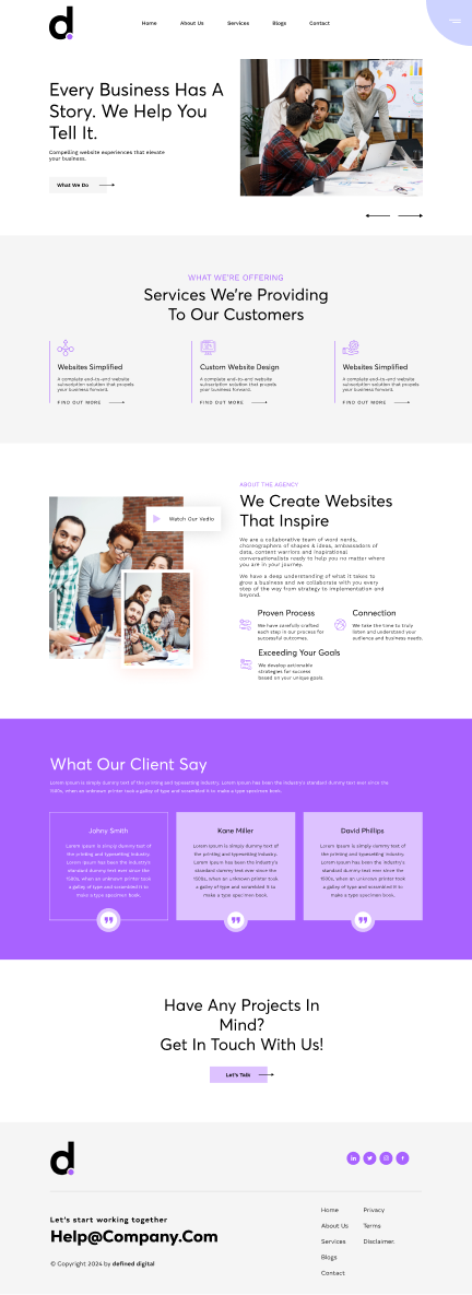 Web-Design von Hafsa Fatymah für doublejack marketing | Design #32373810