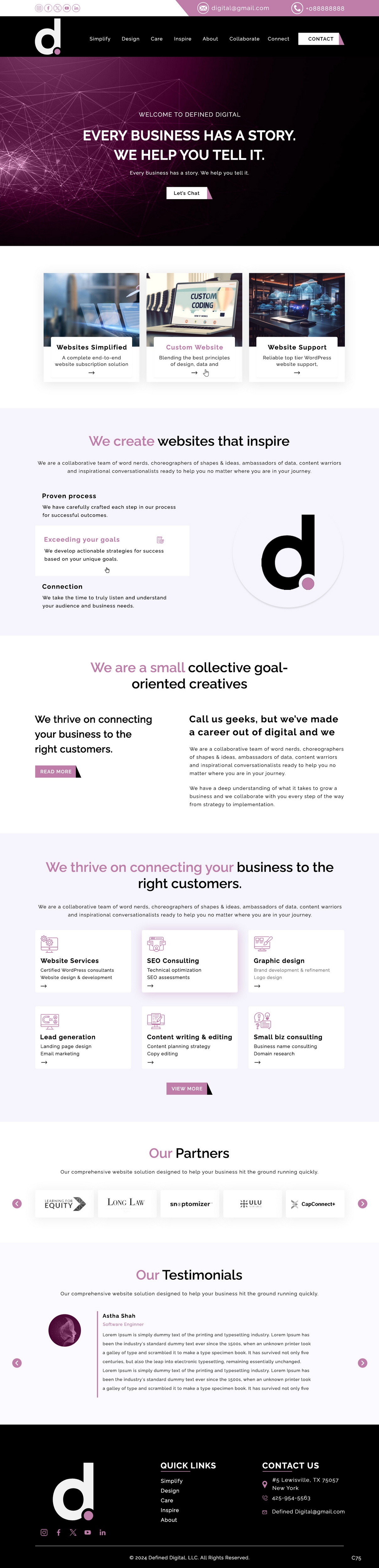 Web Design by pb for doublejack marketing | Design #32344881