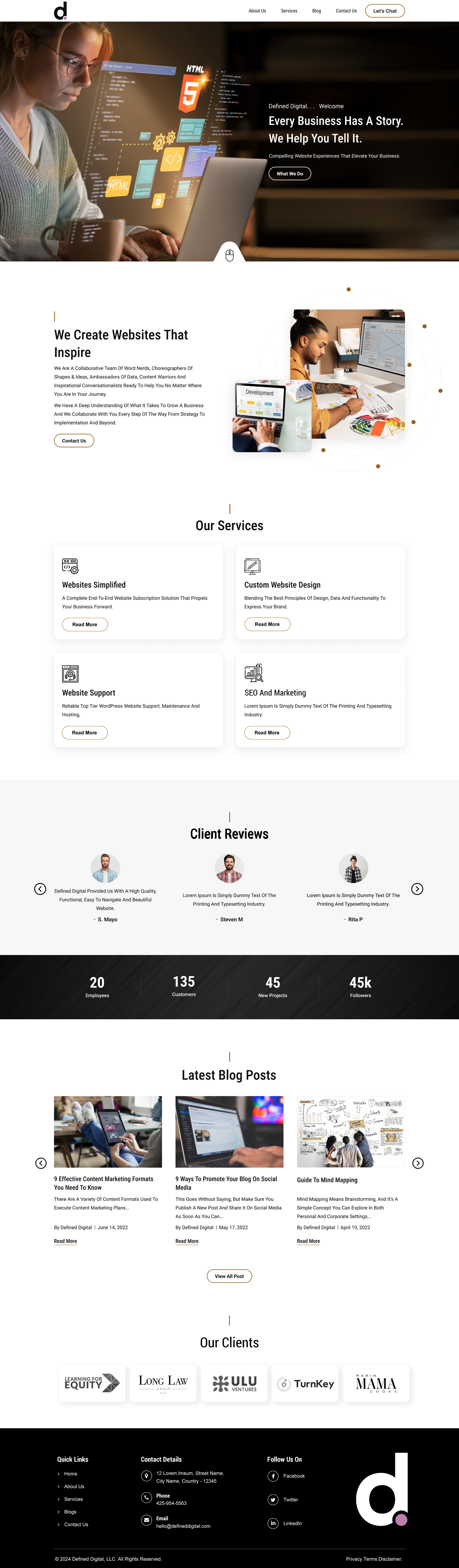 Web Design by Sbss for doublejack marketing | Design #32336419