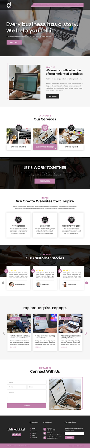 Web Design by Creations Box 2015 for doublejack marketing | Design: #32335883