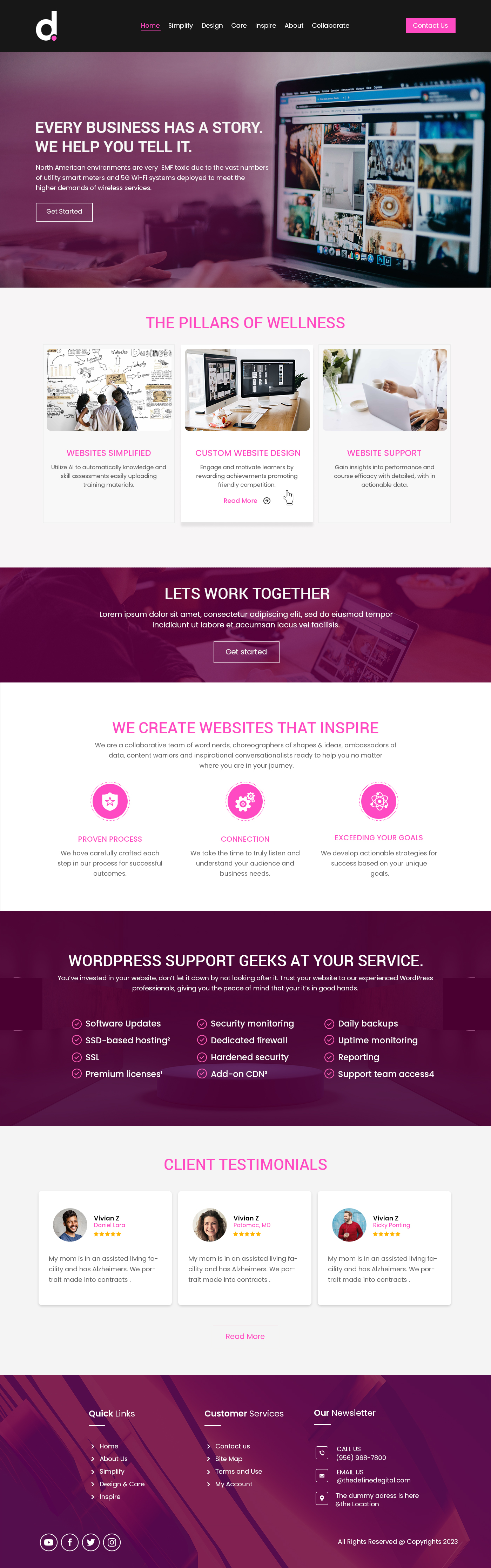 Web Design by Creations Box 2015 for doublejack marketing | Design #32335885