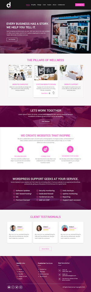 Web Design by Creations Box 2015 for doublejack marketing | Design: #32335885
