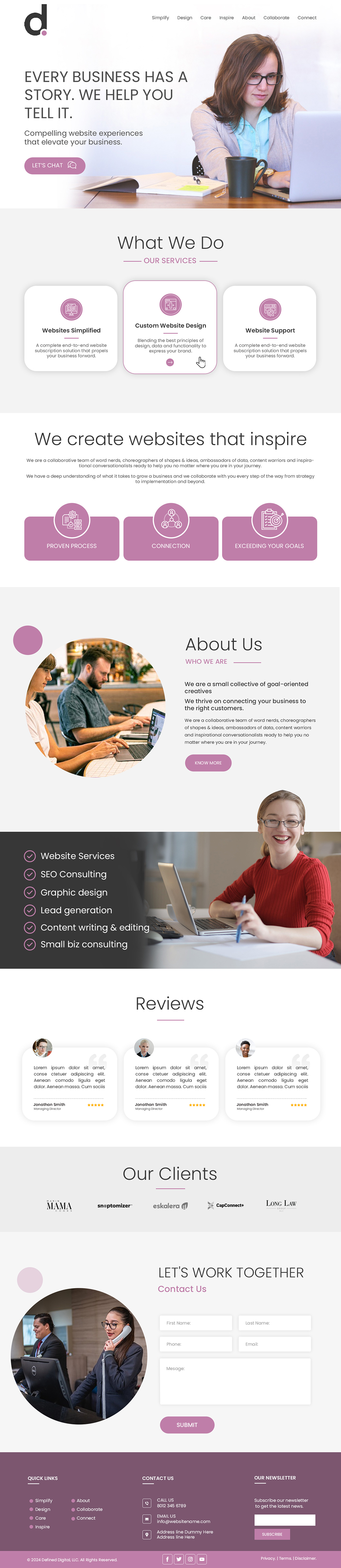 Diseño Web por Creations Box 2015 para doublejack marketing | Diseño #32340948