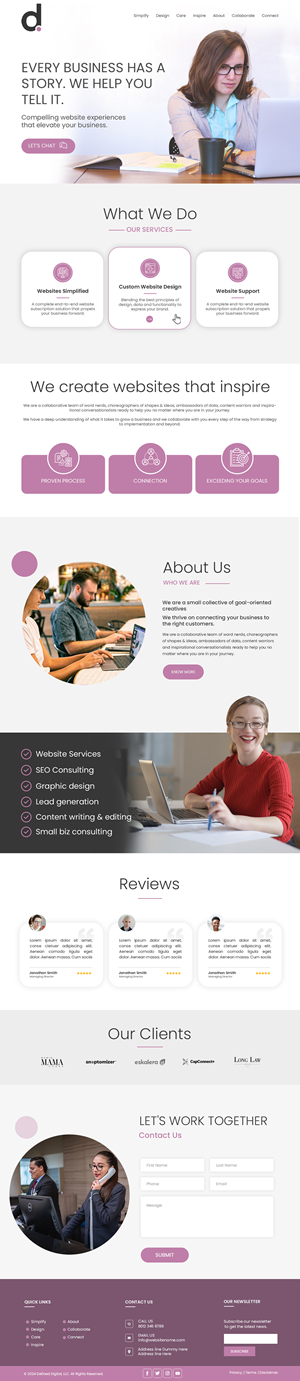 Web Design by Creations Box 2015 for doublejack marketing | Design: #32340948