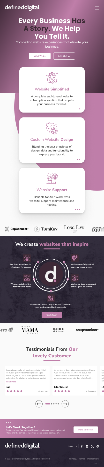 Web Design by Taufik H for doublejack marketing | Design #32348364