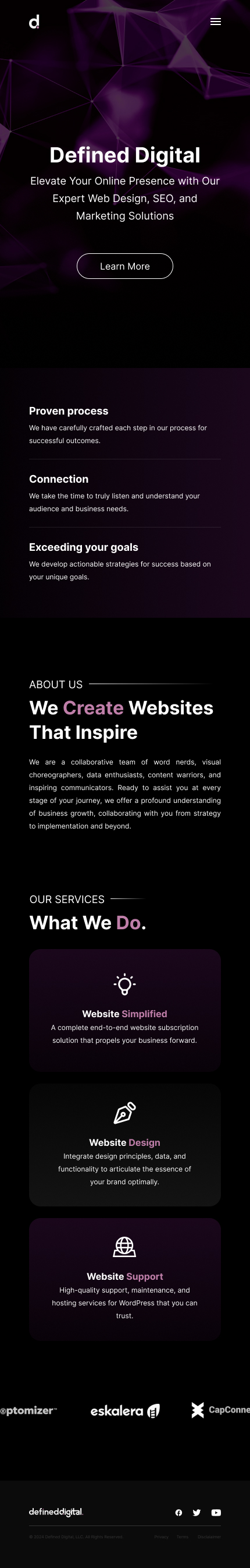 Web Design by Taufik H for doublejack marketing | Design #32354953