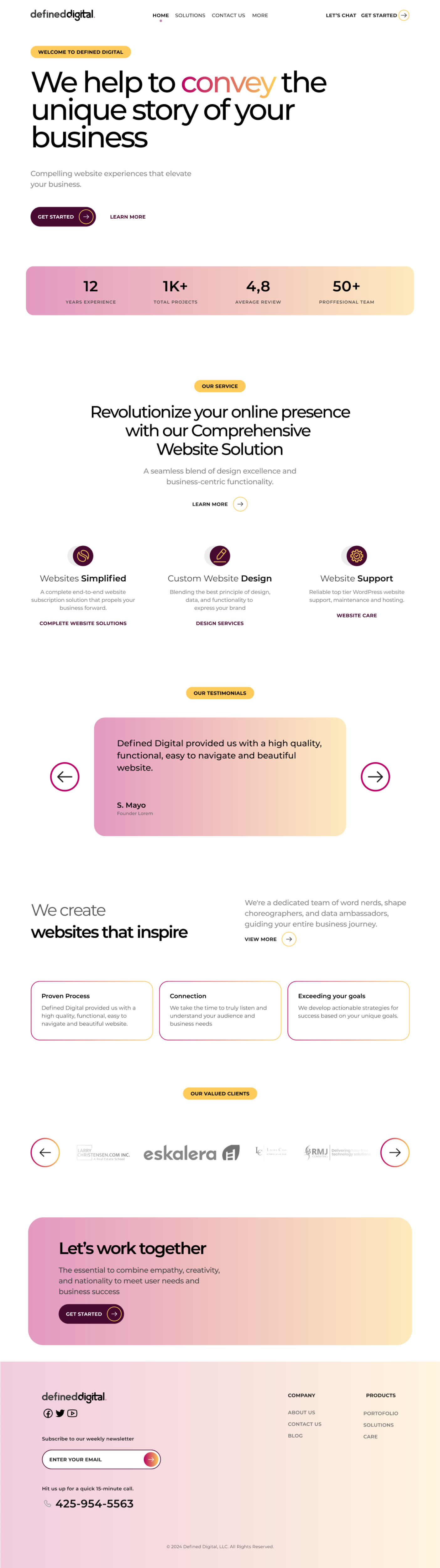 Web Design by Taufik H for doublejack marketing | Design #32354968