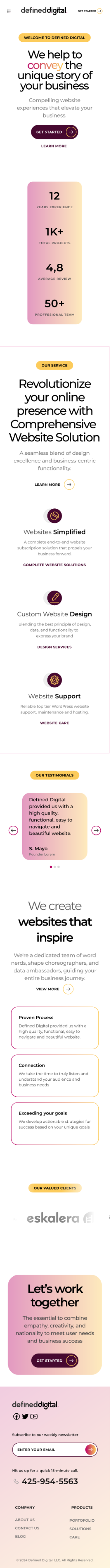 Web Design by Taufik H for doublejack marketing | Design #32354969