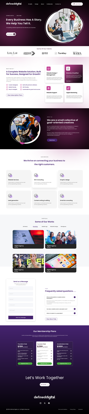 Web Design by GraphicSujit for doublejack marketing | Design: #32358139