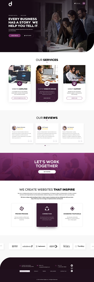 Web Design by IRSHAD_786 for doublejack marketing | Design: #32352837