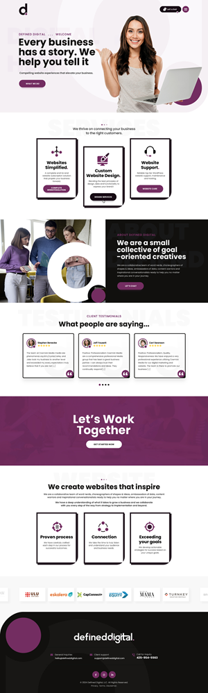 Web Design by IRSHAD_786 for doublejack marketing | Design: #32370405
