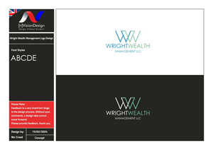 Logo-Design von nvisiondesign.co.uk für Wright Wealth Management | Design: #32336405