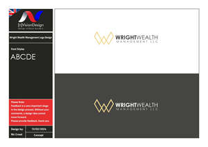 Logo-Design von nvisiondesign.co.uk für Wright Wealth Management | Design: #32337484