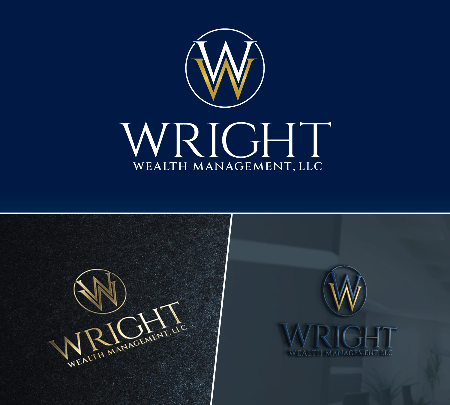 Logo-Design von Atec für Wright Wealth Management | Design #32341866