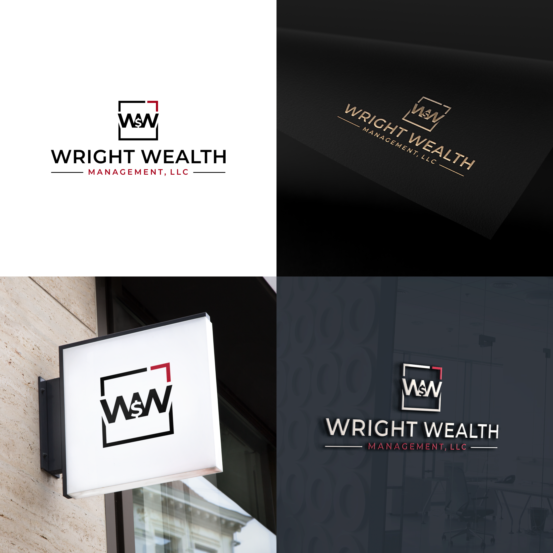 Logo Design by mikaelart for Wright Wealth Management | Design #32338987