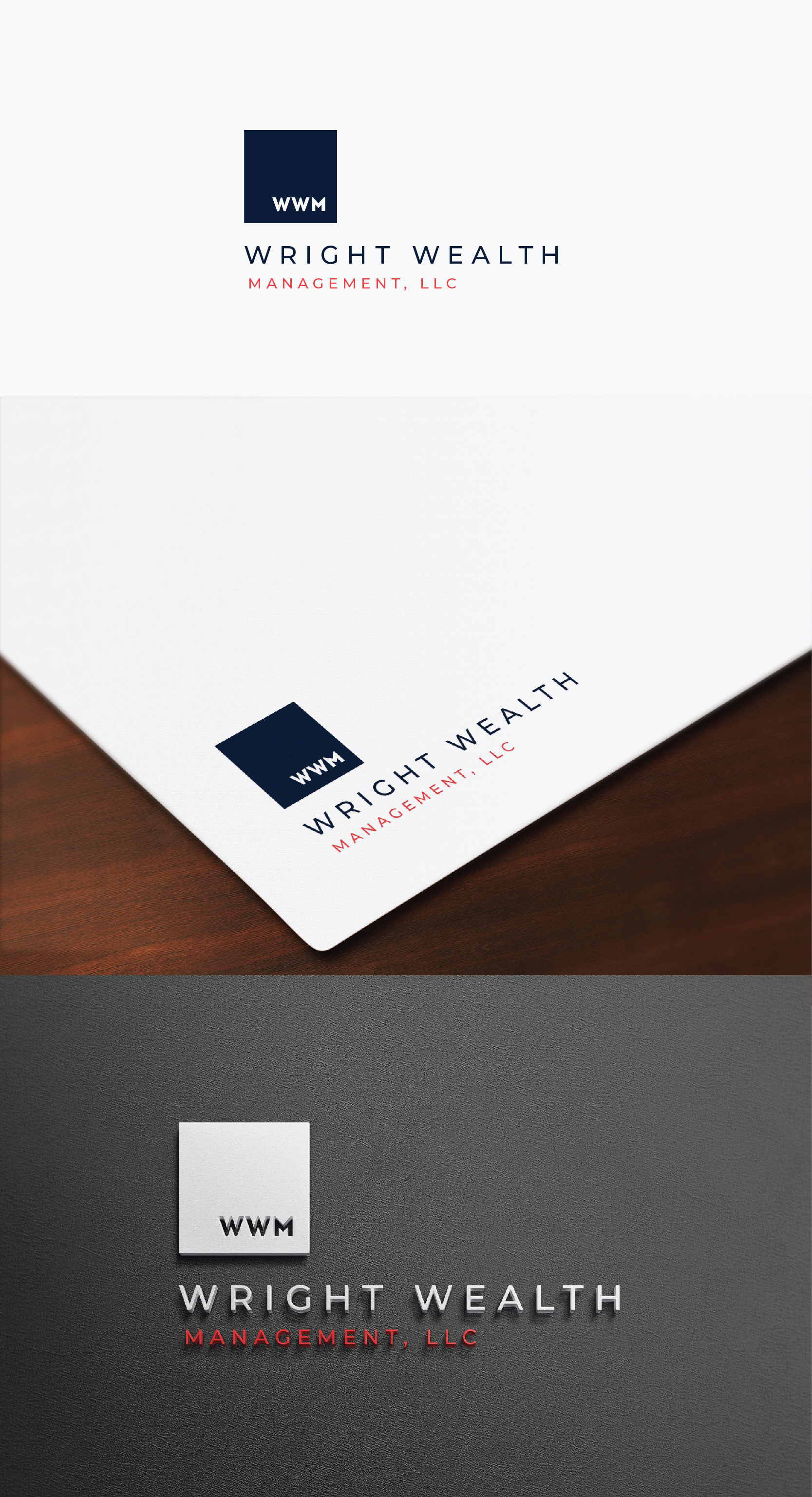 Logo Design by IMilenovic for Wright Wealth Management | Design #32338243