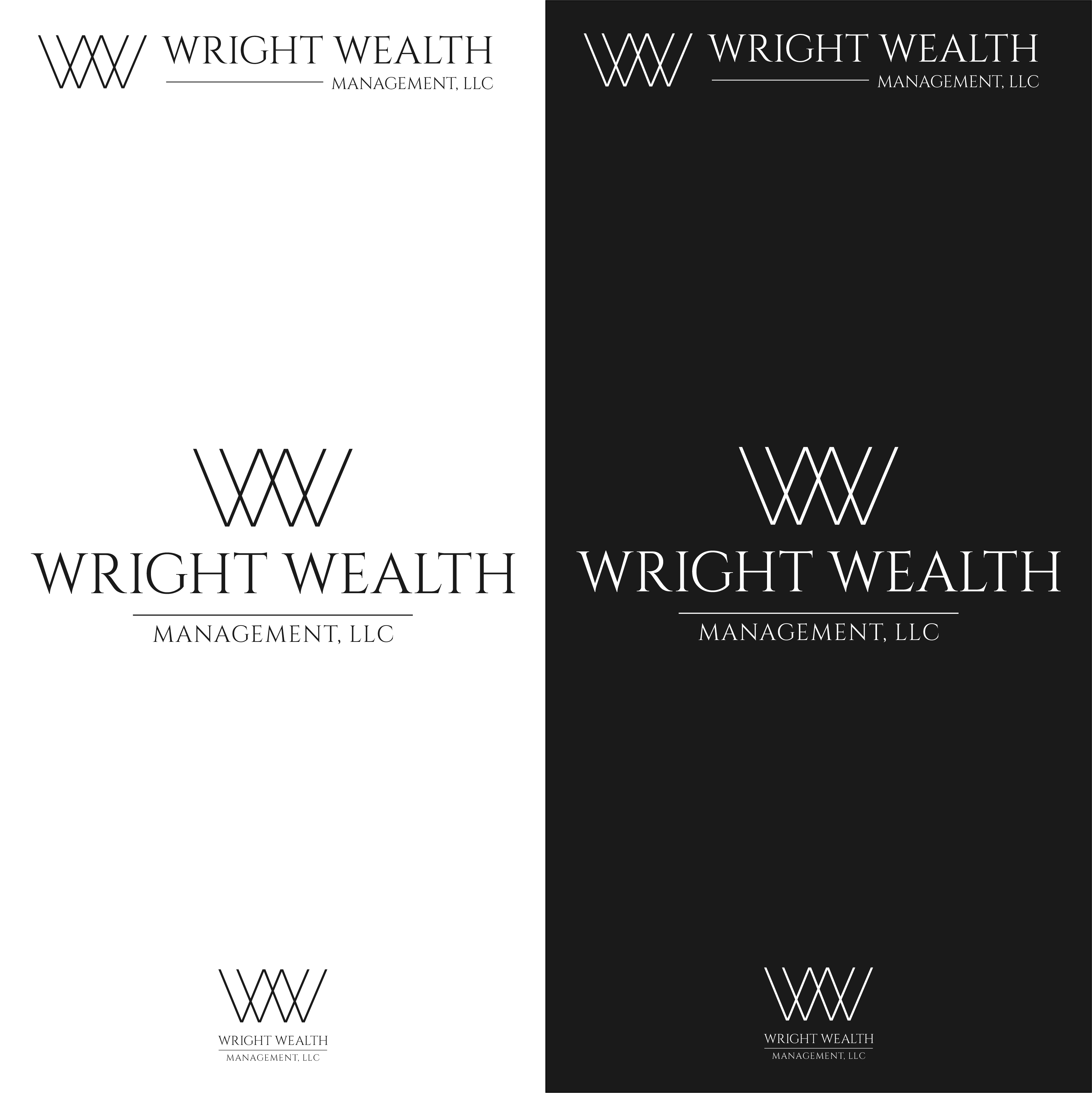 Logo Design by A10 for Wright Wealth Management | Design #32334609