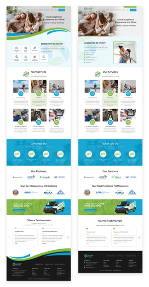 Diseño Web por pb para inAir Heating & Air, LLC | Diseño: #32351924