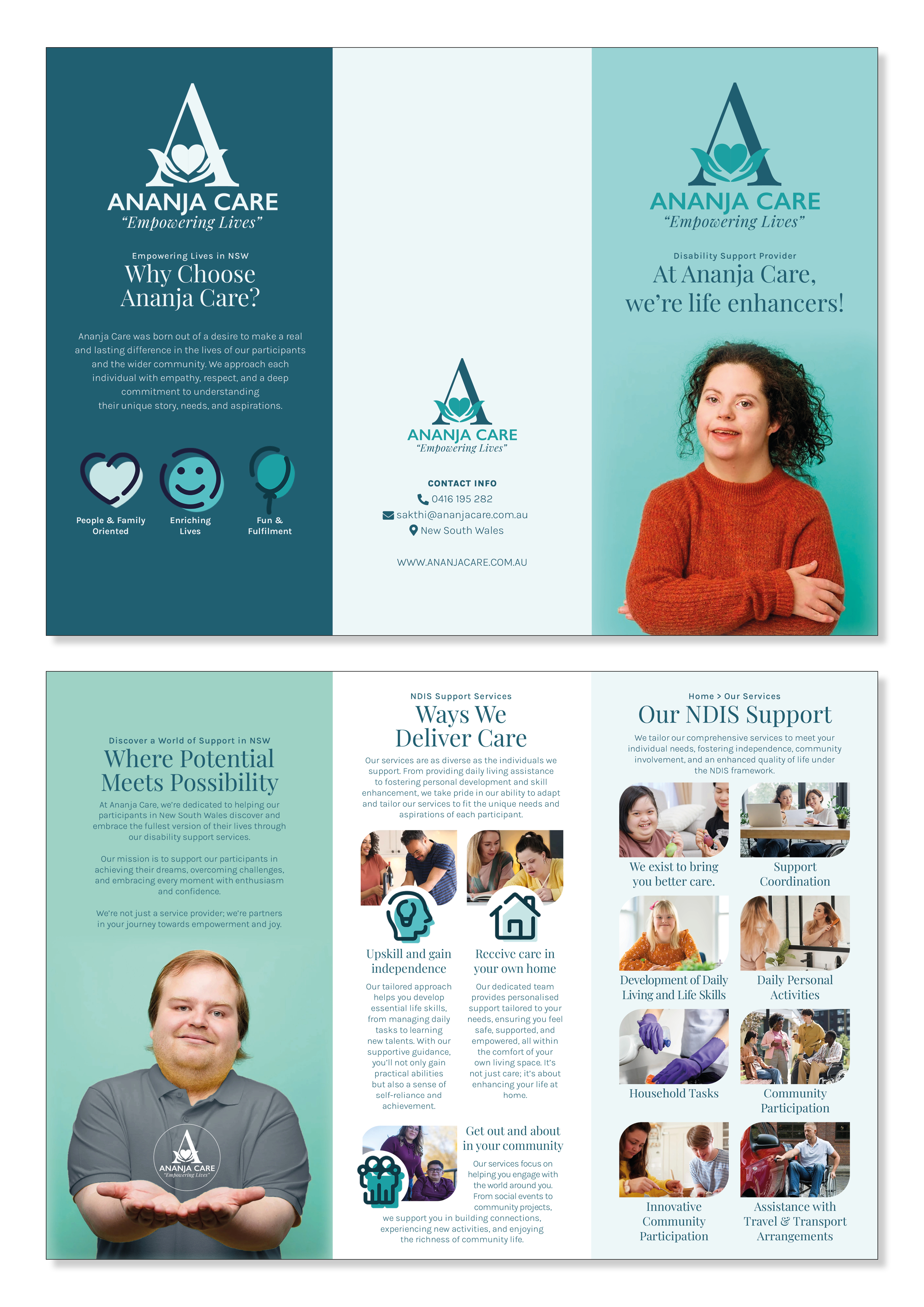 Flyer-Design von MarkoE für Ananja Care | Design #32351086