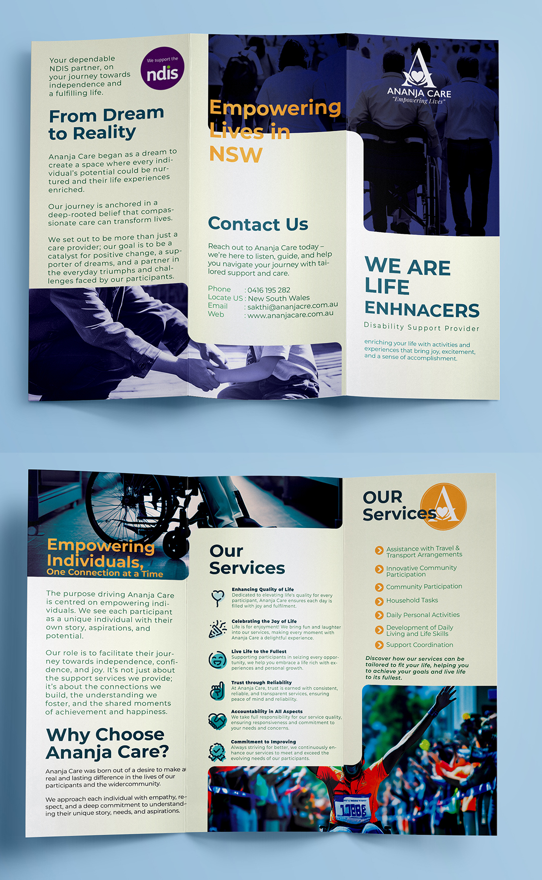 Flyer Design by Ramamoorthi Annadurai for Ananja Care | Design #32342192