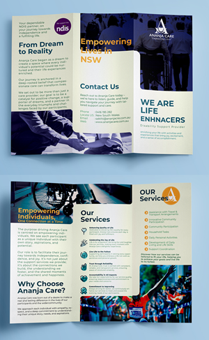 Diseño de Flyer por Design Destine para Ananja Care | Diseño #32342192