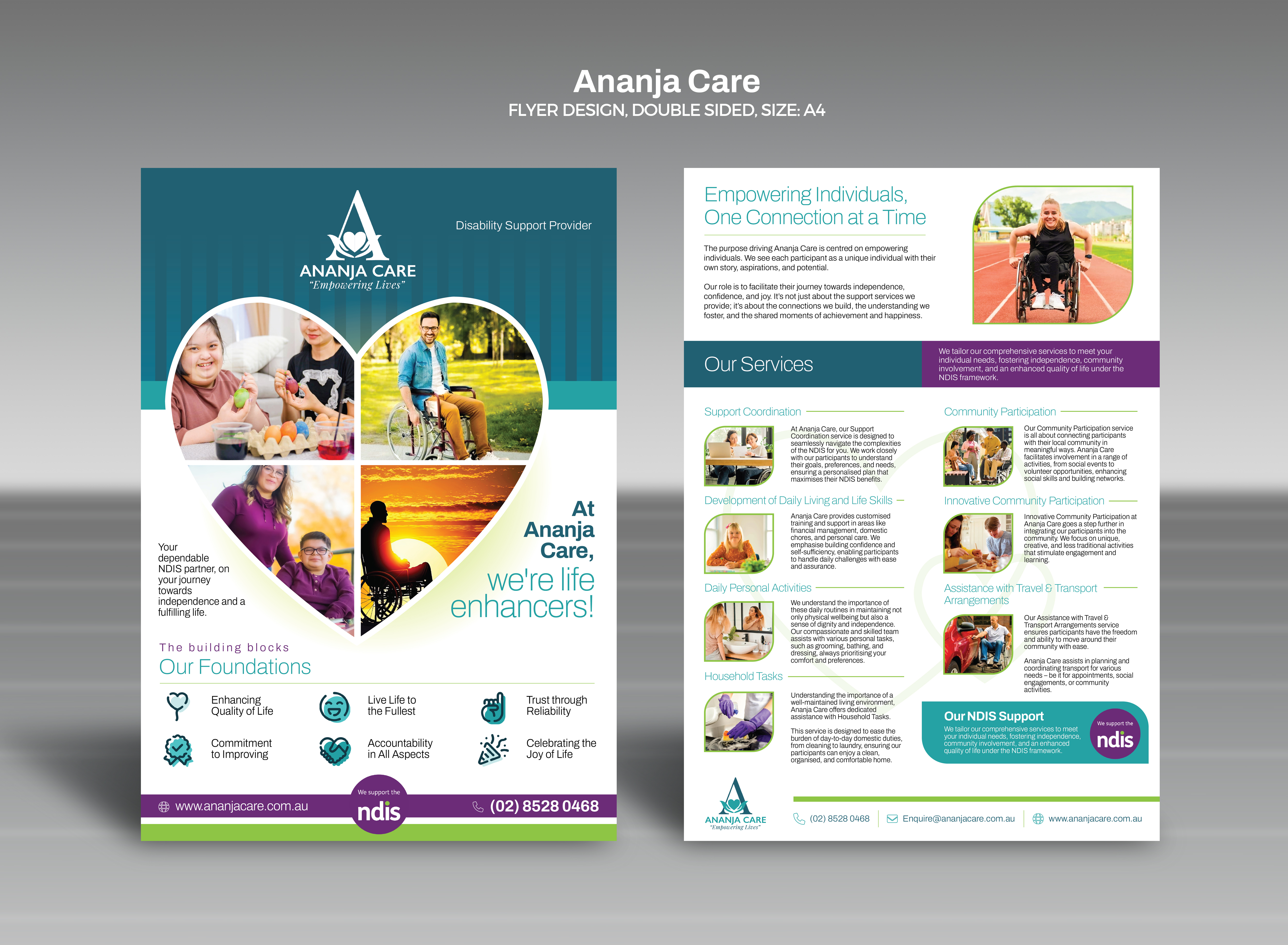 Flyer Design by Impressive Solutions for Ananja Care | Design #32386090