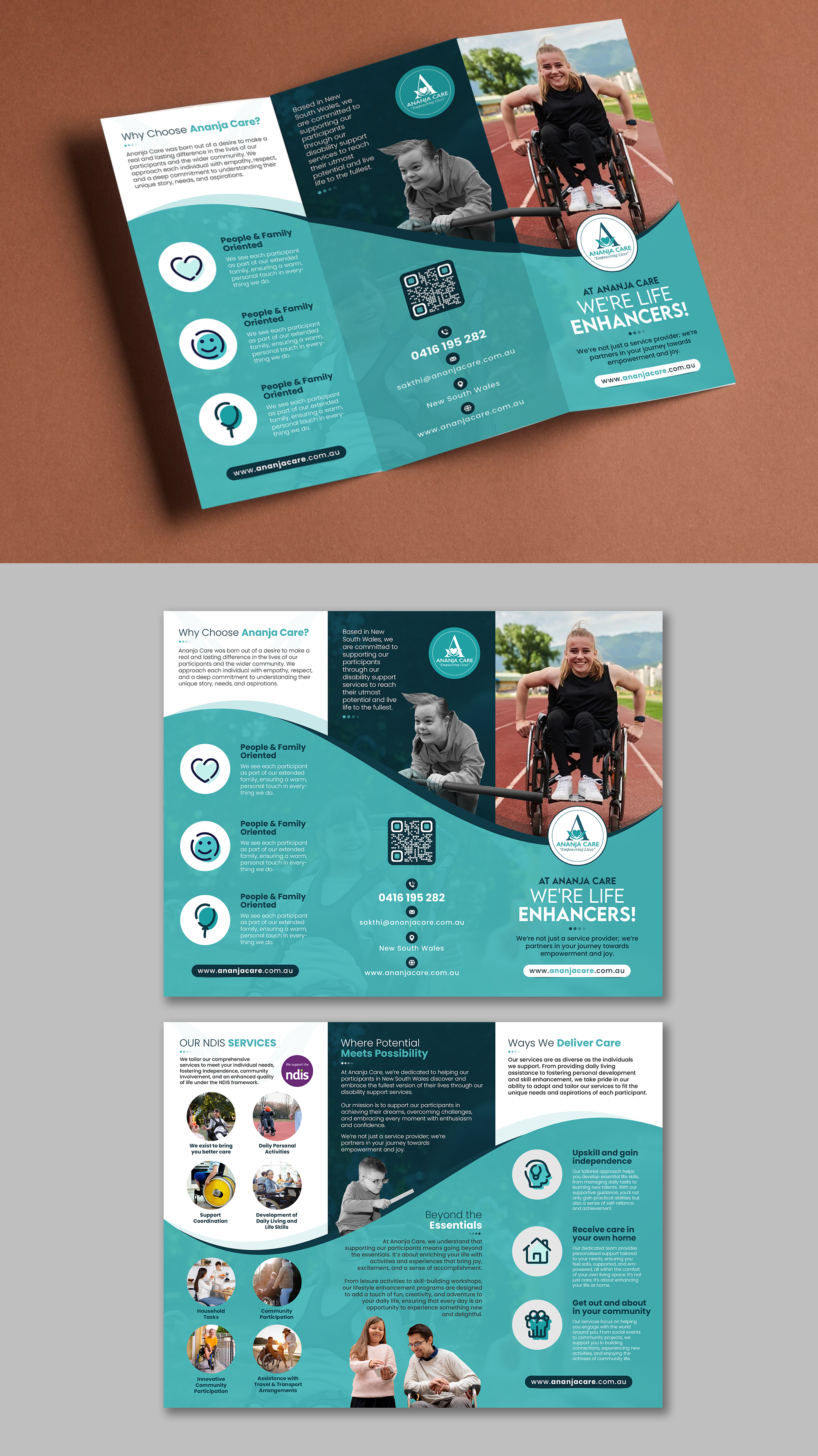 Design de Flyer par debdesign pour Ananja Care | Design #32350626