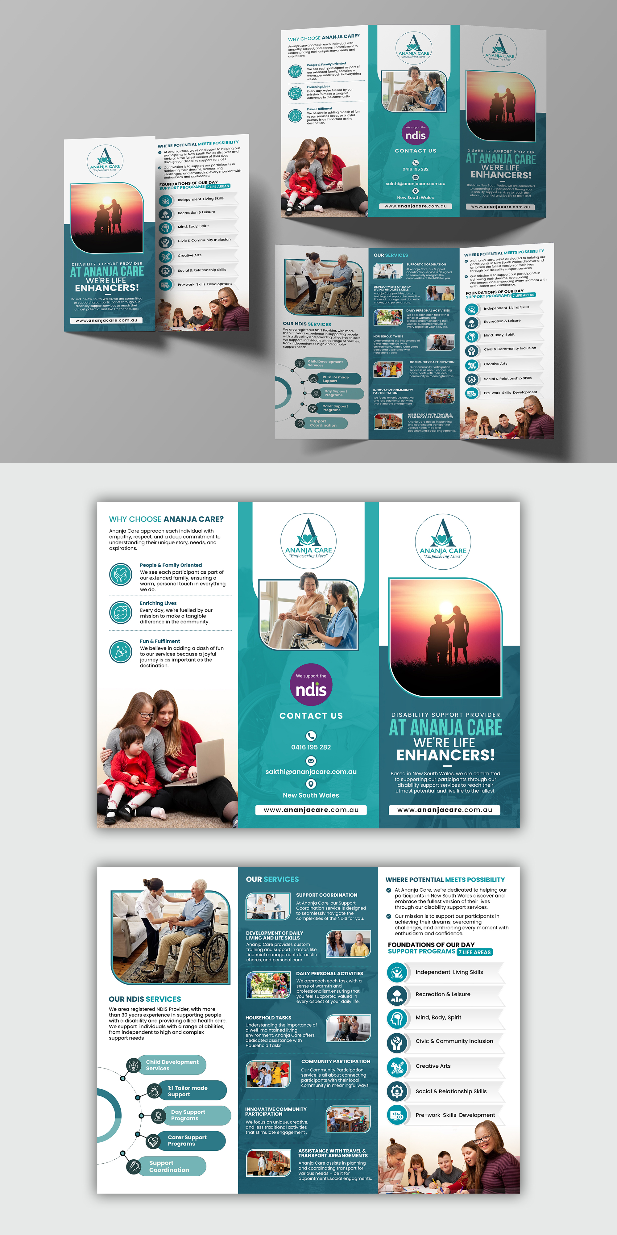 Design de Flyer par debdesign pour Ananja Care | Design #32350701