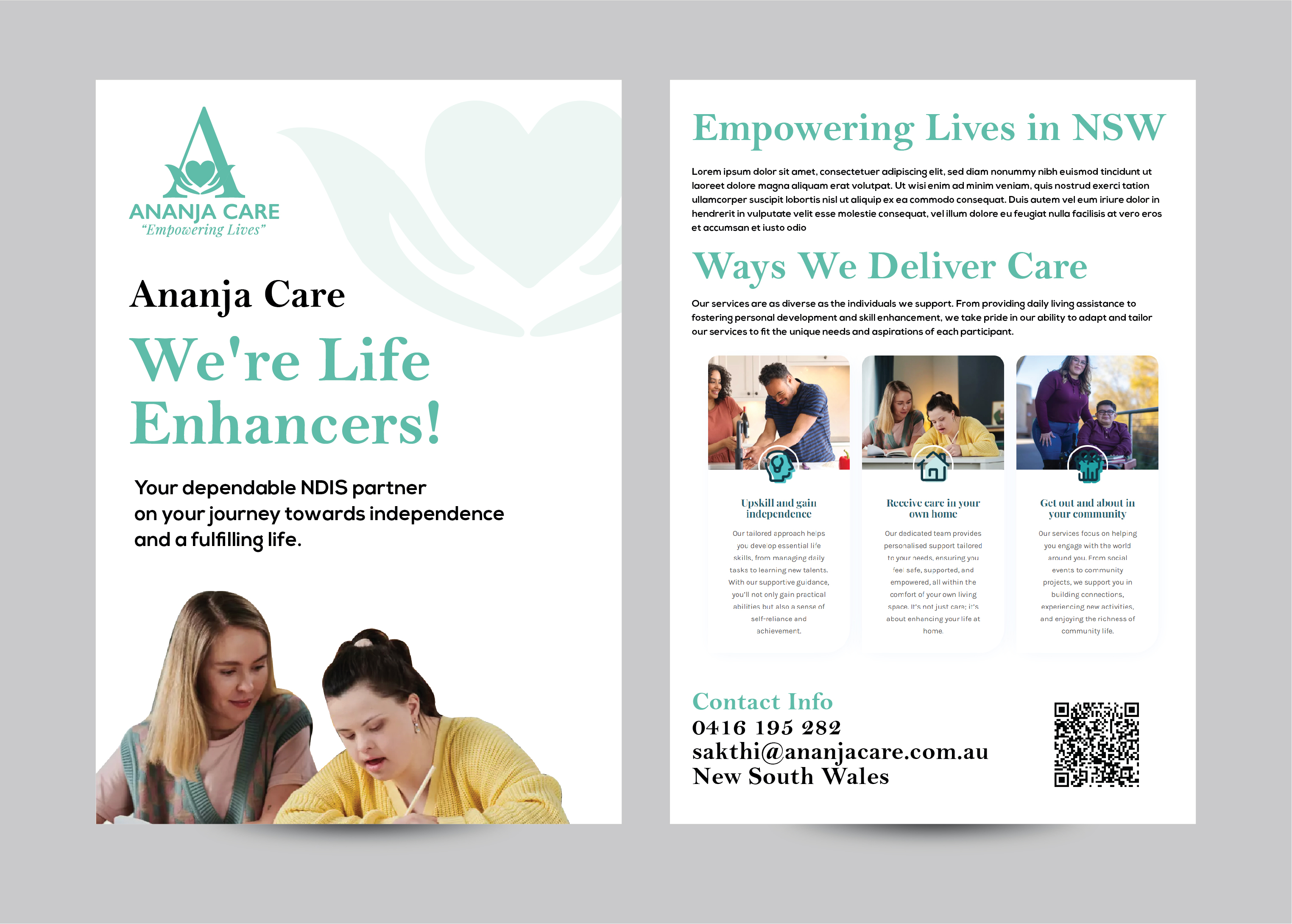 Design de Flyer par 3Guys pour Ananja Care | Design #32345049