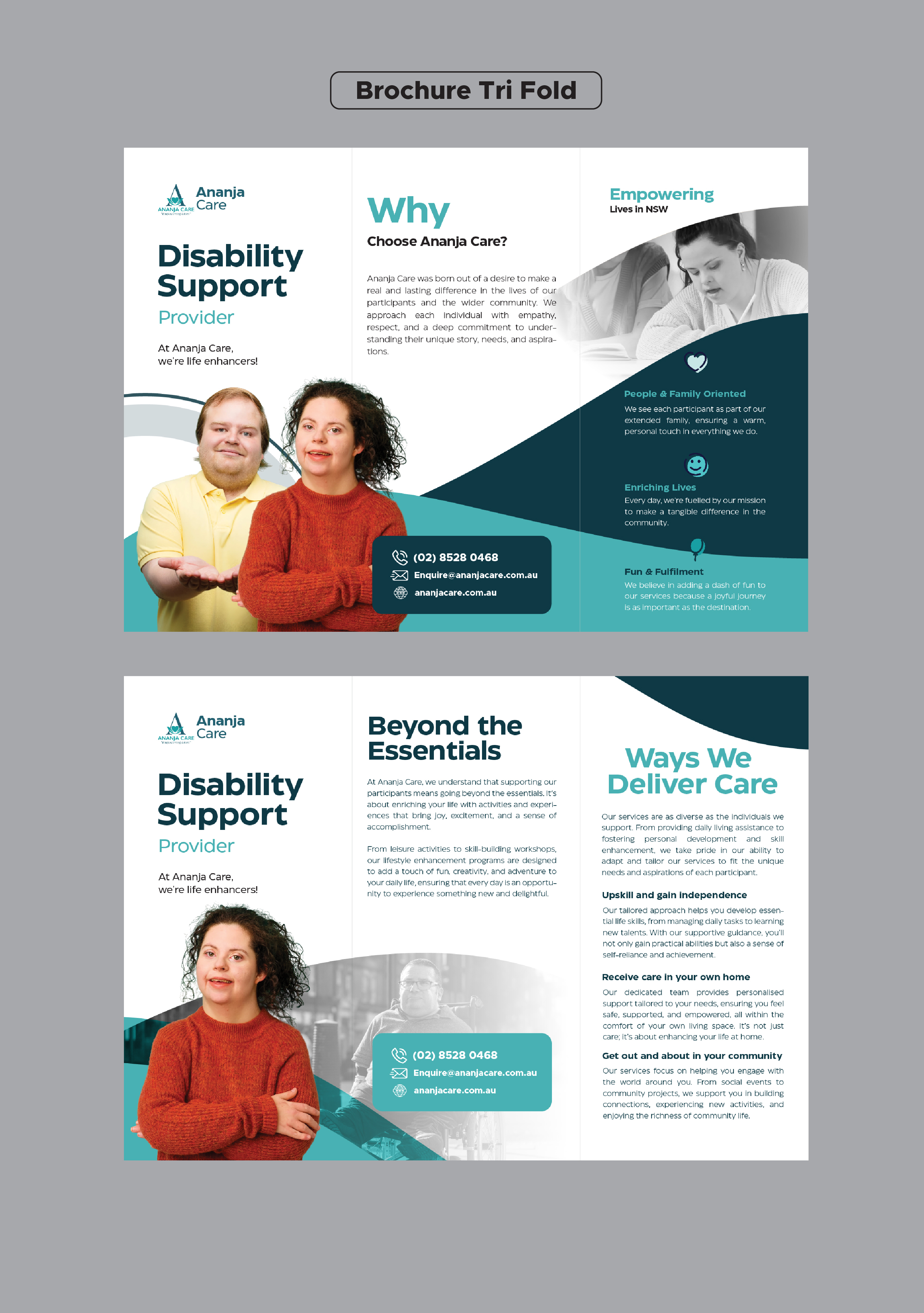 Diseño de Flyer por ZD STUDIO para Ananja Care | Diseño #32384331