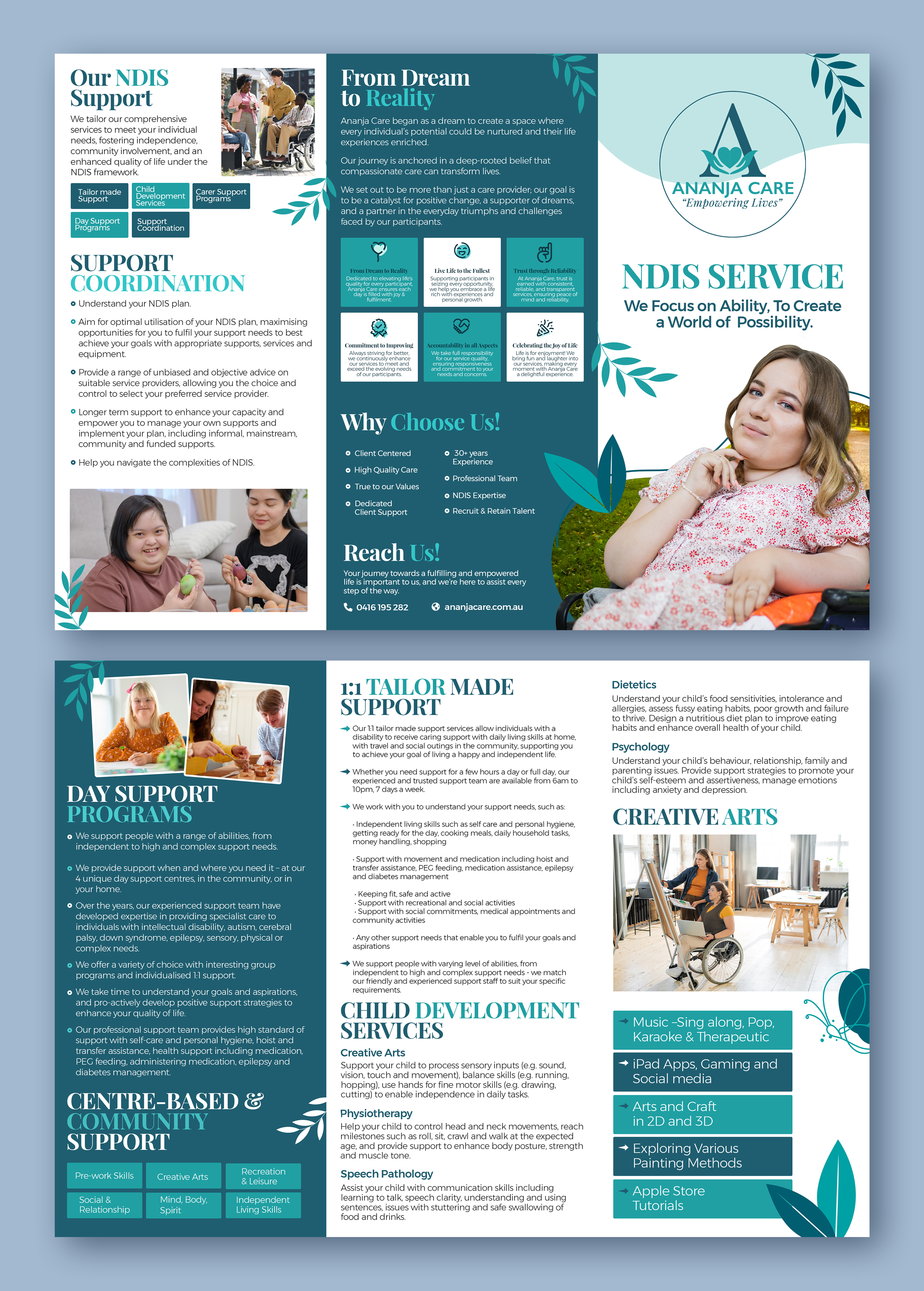 Flyer Design by Graphic Guy for Ananja Care | Design #32344064