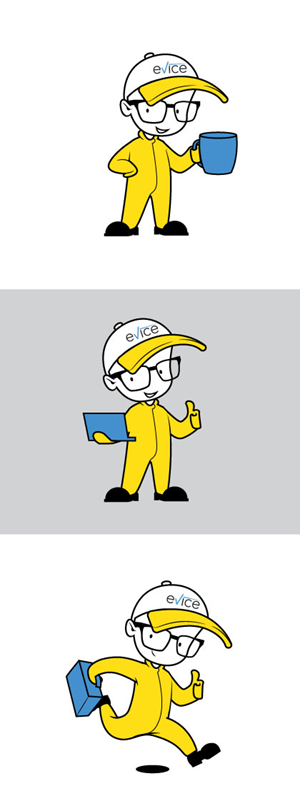 Mascot Design by ally designs for evice consult ApS | Design: #32346093