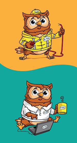 Mascot Design by ally designs for evice consult ApS | Design: #32346095