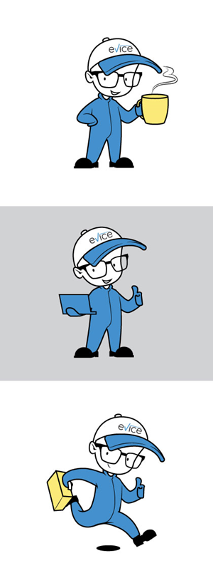 Mascot Design by ally designs for evice consult ApS | Design: #32358504