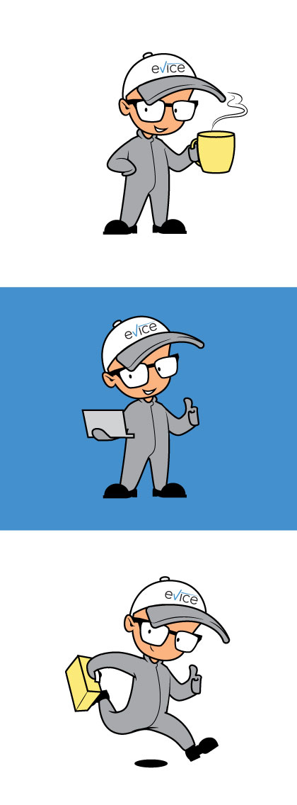 Mascot Design by ally designs for evice consult ApS | Design #32358511