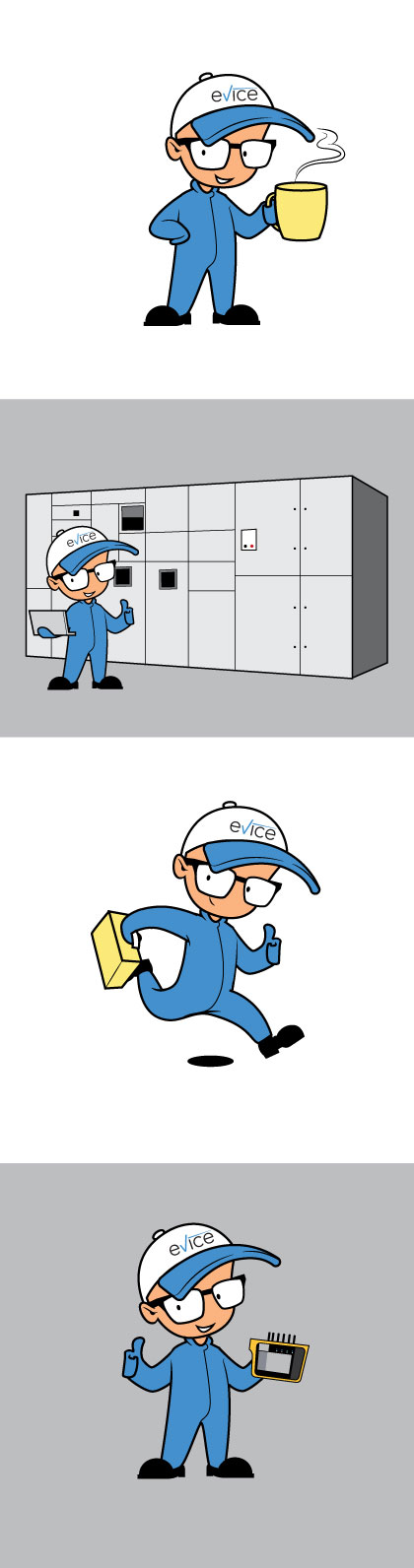 Mascot Design by ally designs for evice consult ApS | Design #32382206