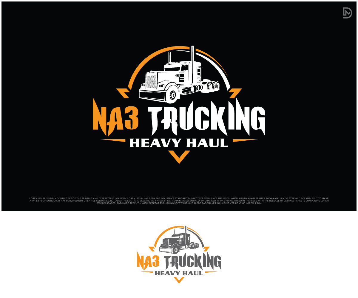 Logo Design by D_Mantra for NA3 Trucking | Design #32339247