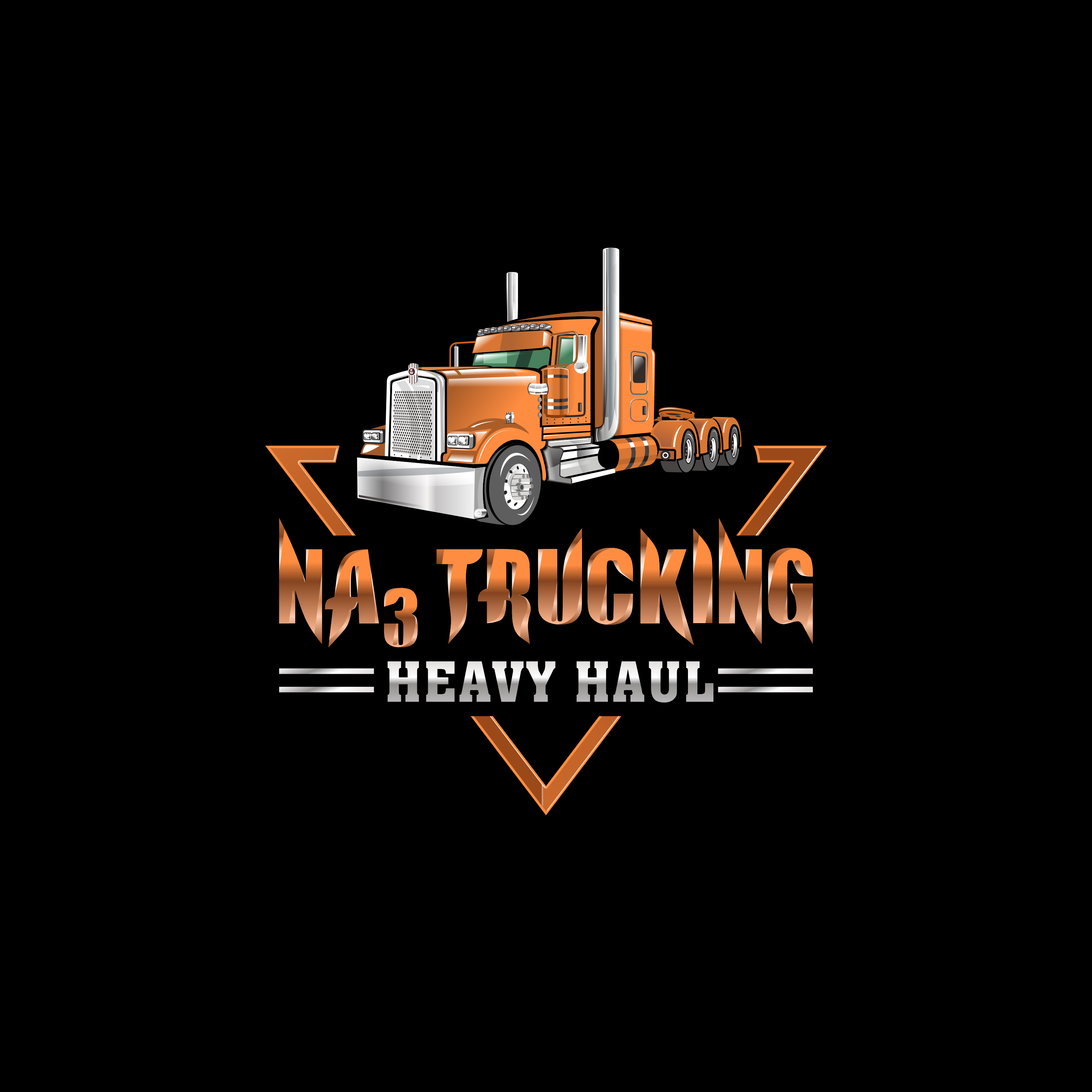 Logo Design by yusmoker for NA3 Trucking | Design #32341653