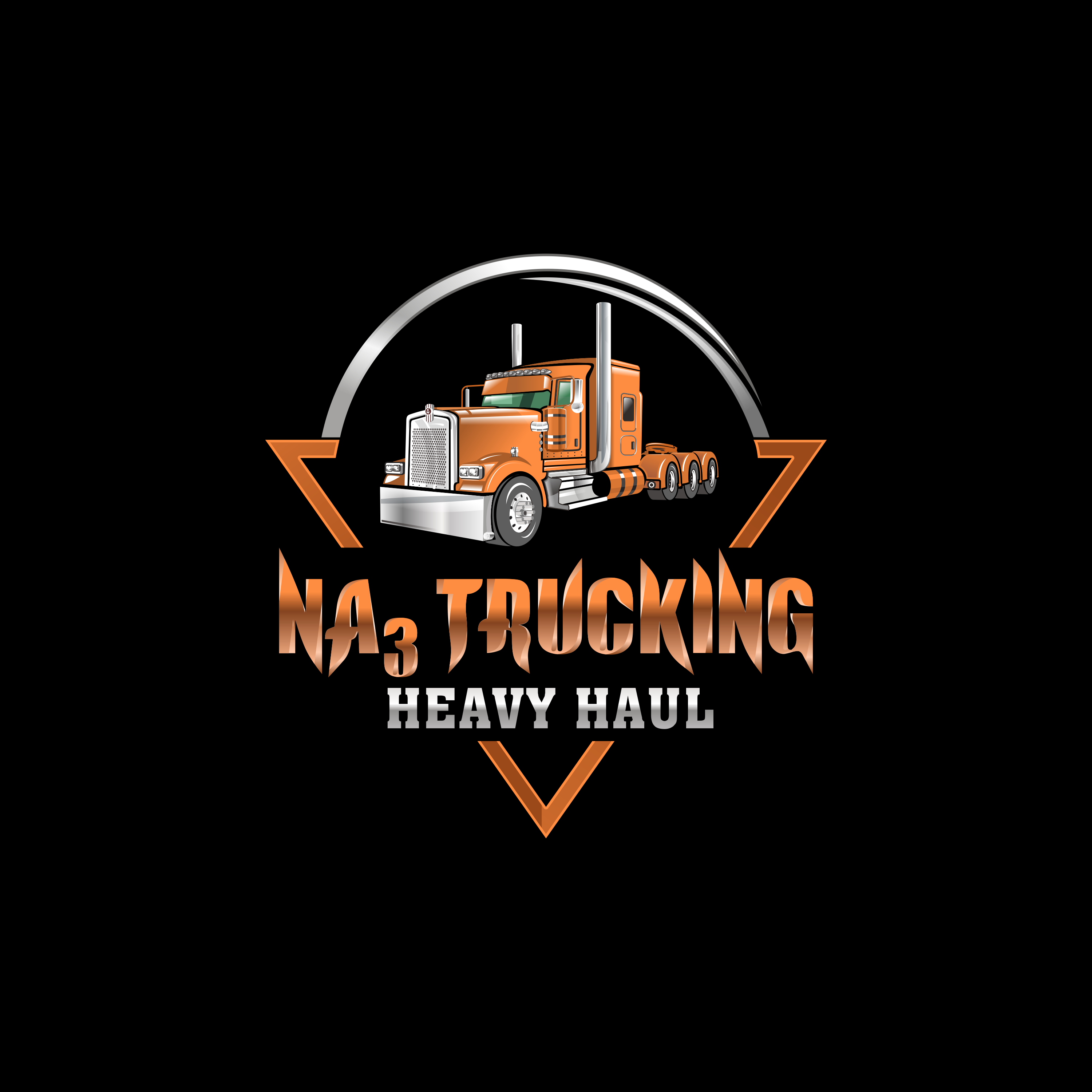 Logo Design by yusmoker for NA3 Trucking | Design #32341655