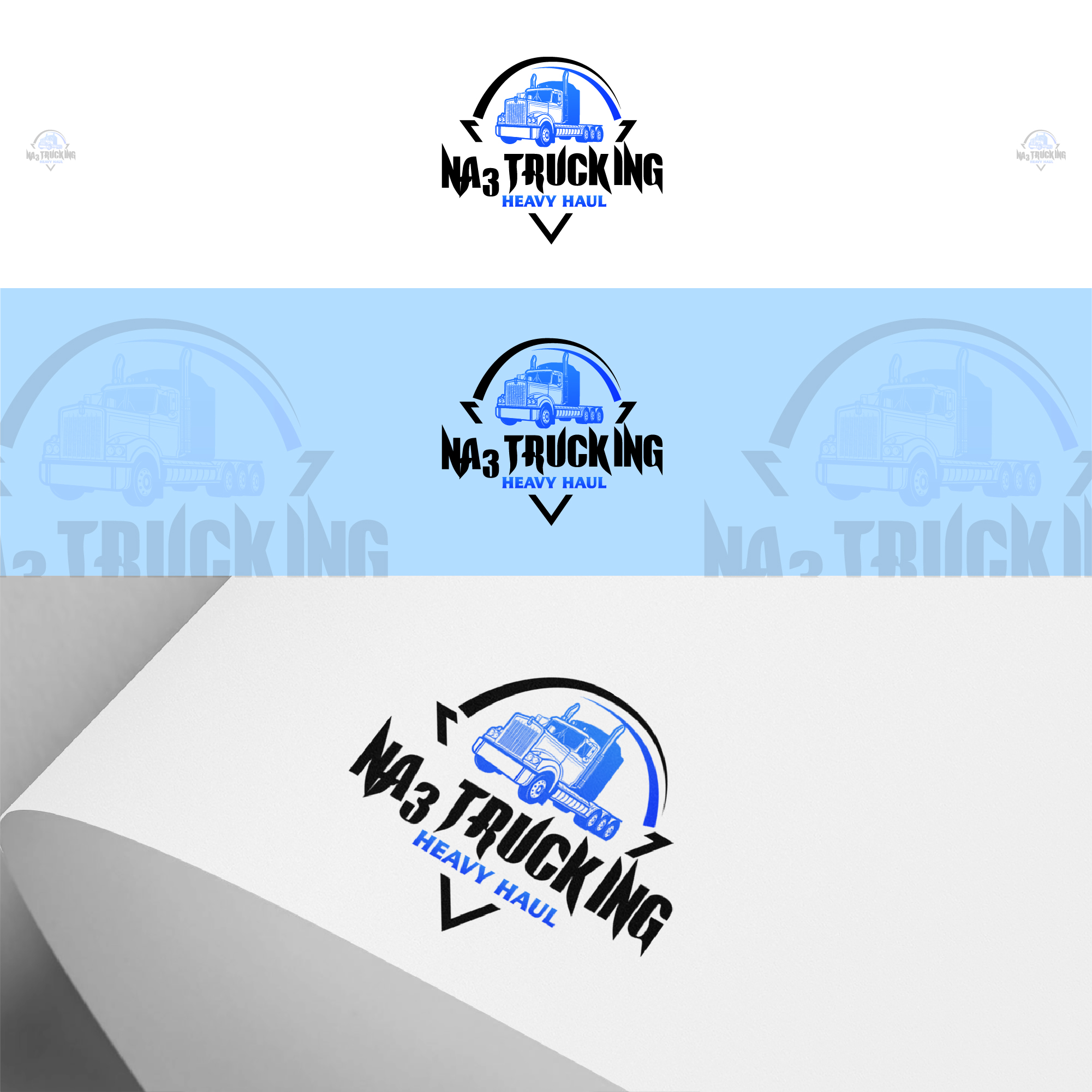 Logo Design by Logotablet for NA3 Trucking | Design #32341088