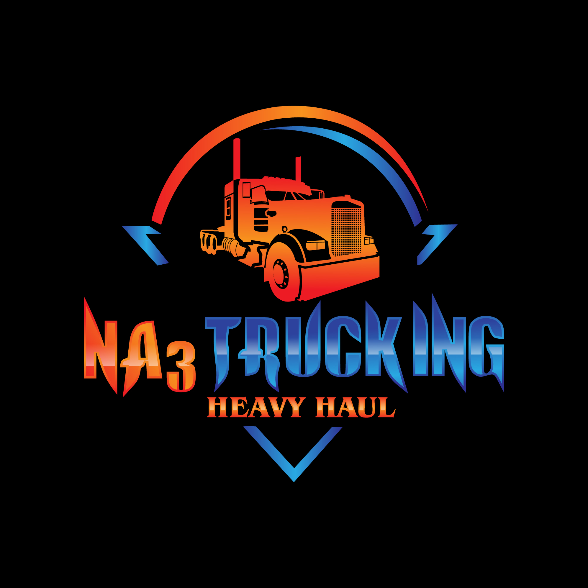 Logo Design by HUD.Q for NA3 Trucking | Design #32339955