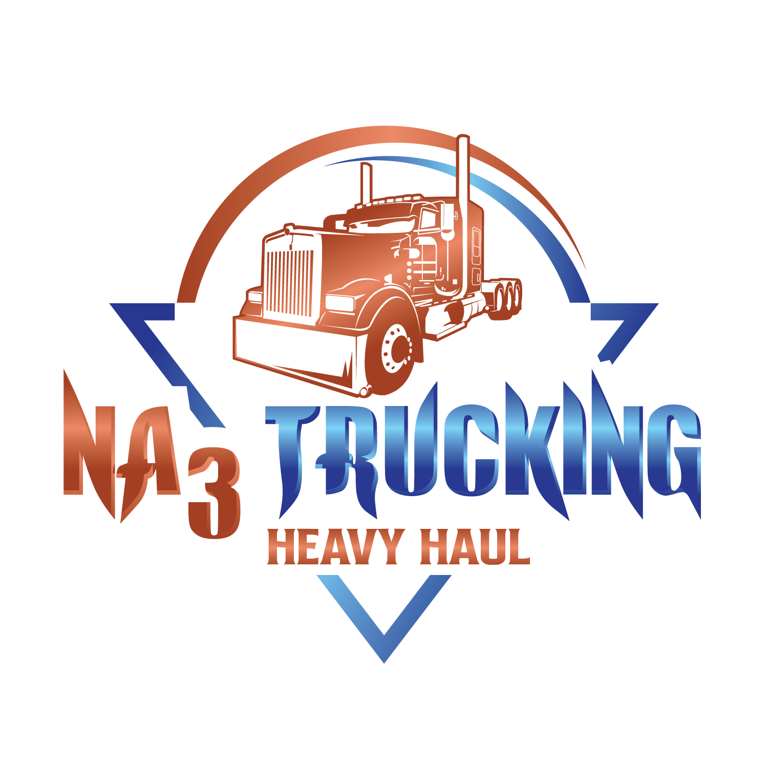 Logo Design by geni for NA3 Trucking | Design #32341805